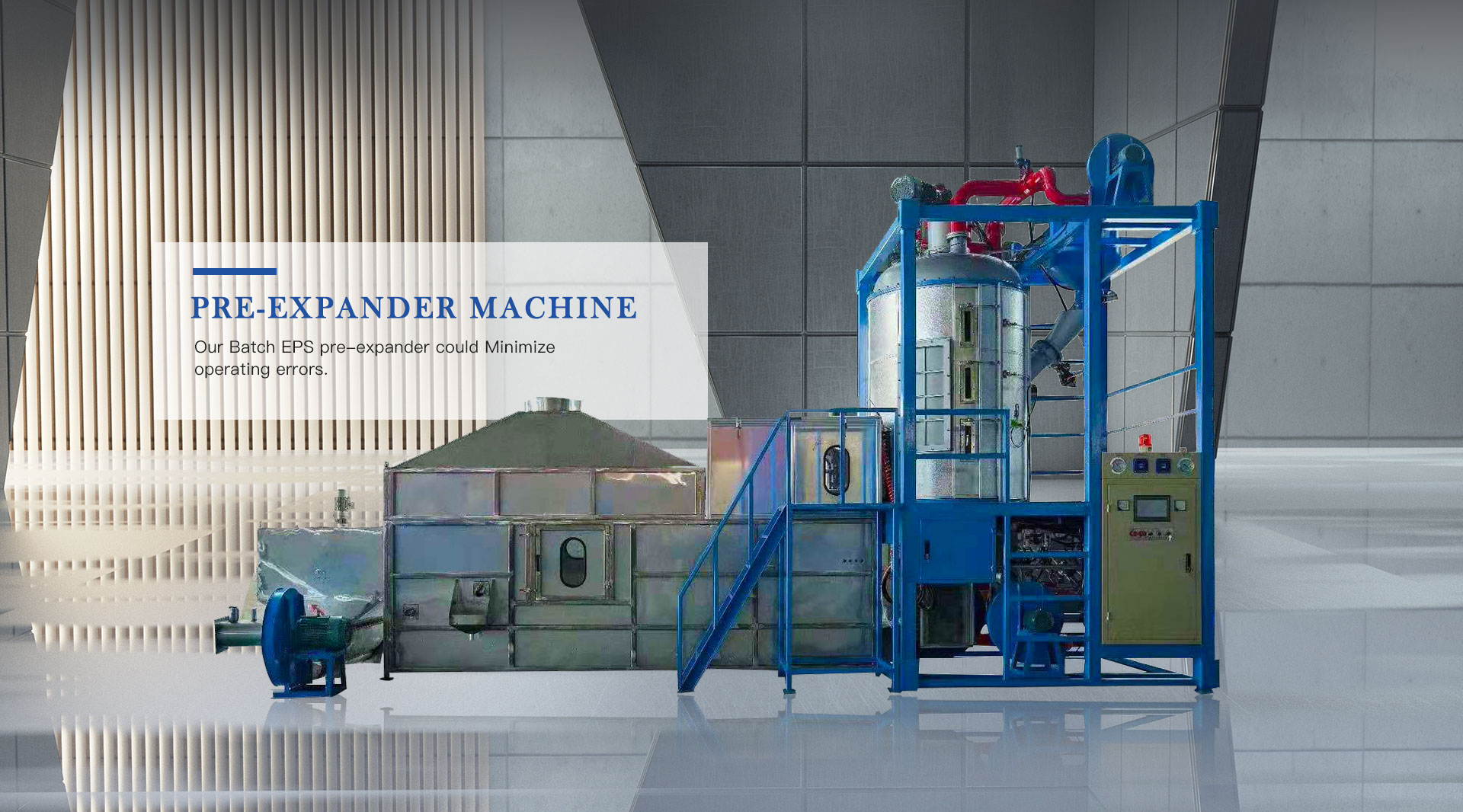Machine de pré-expanseur